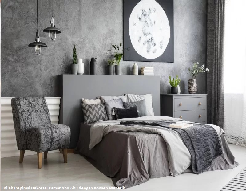 Inilah Inspirasi Dekorasi Kamar Abu Abu dengan Konsep Menarik