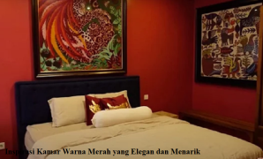Inspirasi Kamar Warna Merah yang Elegan dan Menarik kamar warna merah